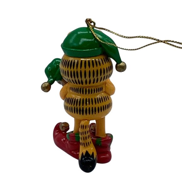 Vtg Garfield Christmas Ornament Pooky Teddy Bear 1996 Enesco Figurine 3” Tall - Picture 2 of 5